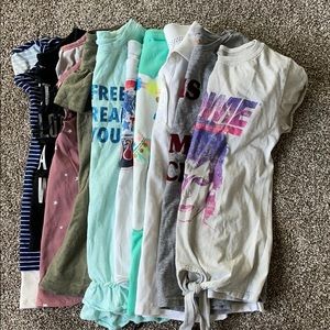 Girls size 7/8 t-shirts